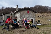 AL PIZZO GRANDE del Sornadello sul sentiero ‘Passo Lumaca' il 18 marzo 2017 